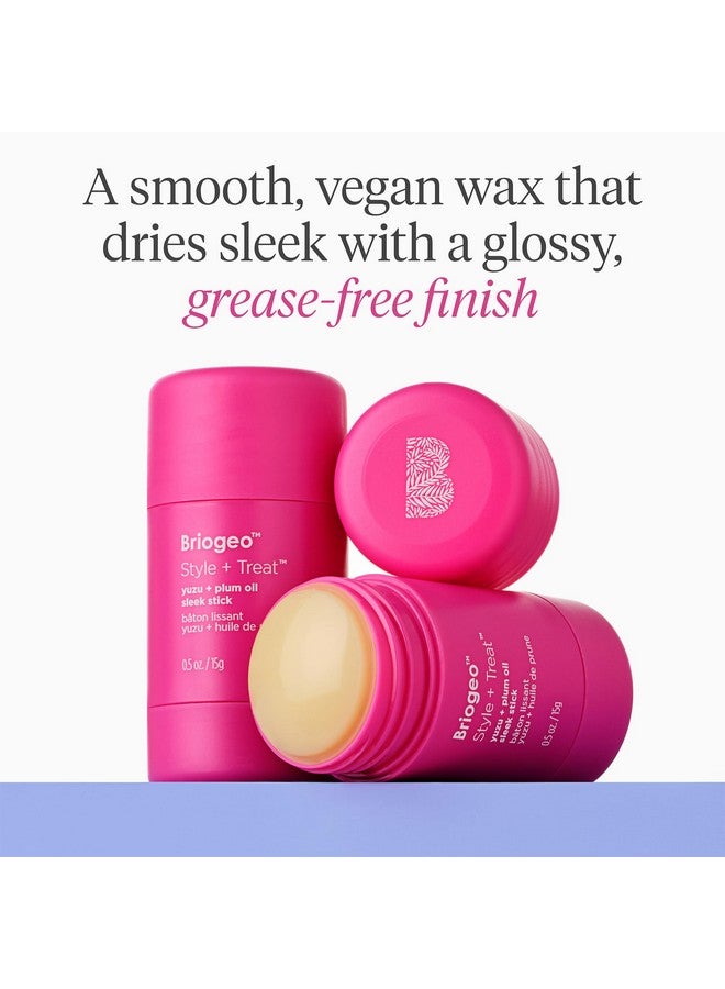 بريوجيو عصا تصفيف الشعر الأنيقة بريوجيو ستايل + تريت يوزو + زيت البرقوق، عصا شمع نباتية للشعر، غير دهنية، مناسبة للسفر، تعالج الشعر المتطاير، عصا تصفيف لجميع أنواع الشعر، نباتية، خالية من القسوة، 0.5 أونصة - Image 5