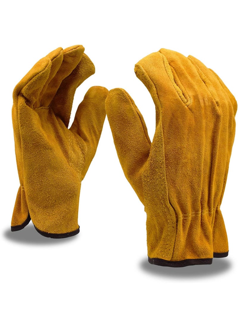 Cordova Cordova 7810 Select Split Cowhide Leather Work Gloves Durable  Breathable Keystone Thumb Elastic Back XLarge 12Pack  - Image 2