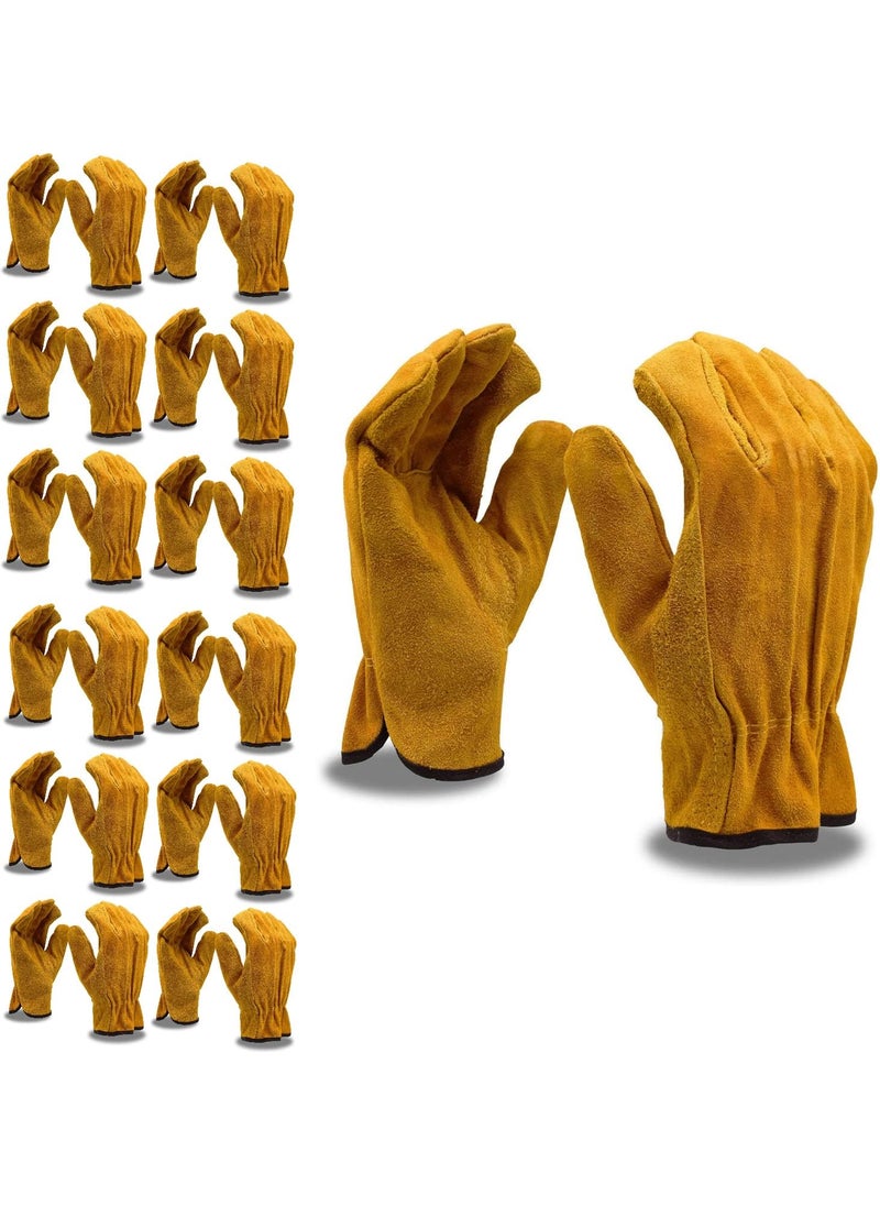 Cordova Cordova 7810 Select Split Cowhide Leather Work Gloves Durable  Breathable Keystone Thumb Elastic Back XLarge 12Pack  - Image 1
