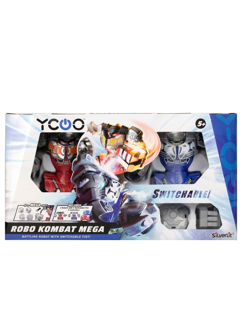 Silverlit YCOO Robo Kombat Mega Twin Pack Battle Robot with Switchable Fist for Ages 5+ - pzsku/Z5CBCFD2038754F2E912CZ/45/_/1725980989/2098a006-0857-4def-b7e4-50dedc25da08