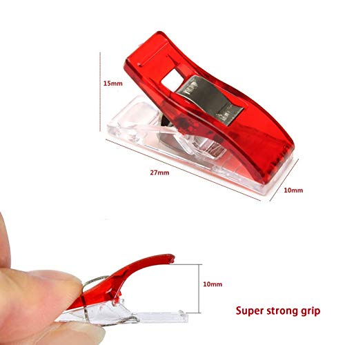 COLOGO 150 PCS Multipurpose Sewing Clips, Clips for Sewing, Quilting Clips for Fabric Sewing Binding Crafting, Assorted Bright Colors - Image 5