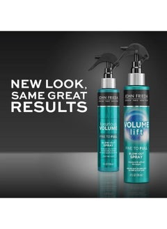 John Frieda Volume Lift Fine to Full Blow-Out Spray for Fine Hair, Safe for Color-Treated Hair, Root Booster Volumizing Spray, 4 Ounces, with Air-Silk Technology (Packaging May Vary)  - Image 2