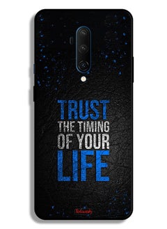 Tolwak OnePlus 7T Pro 5G Protective Case Cover Trust The Timing Of Your Life  - Image 2