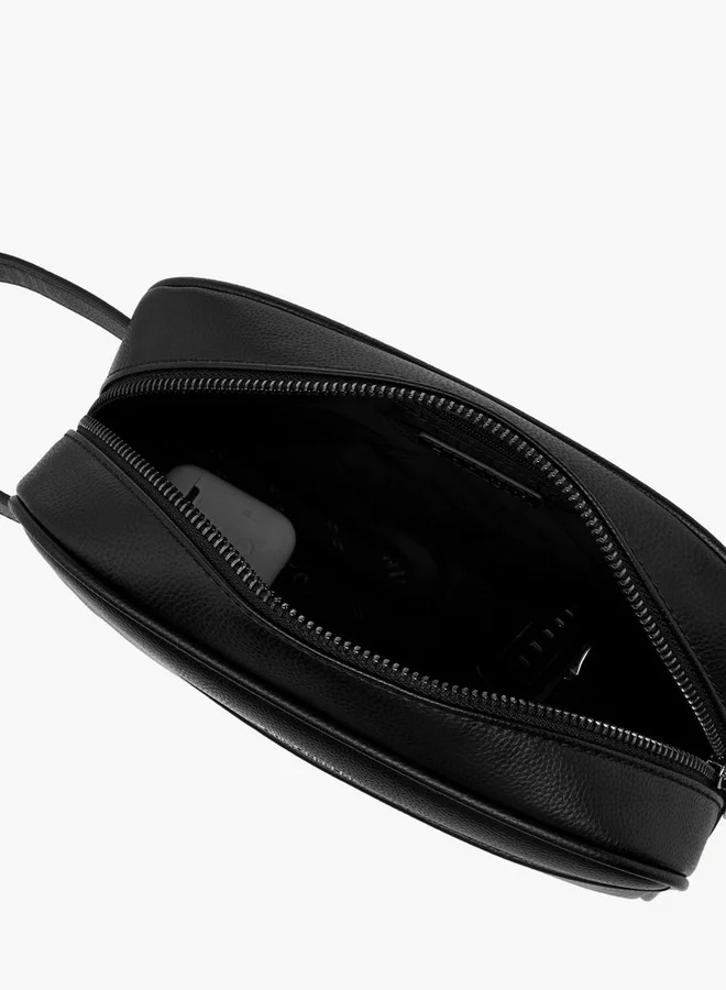 DUCHINI Men's Textured Pouch with Zip Closure