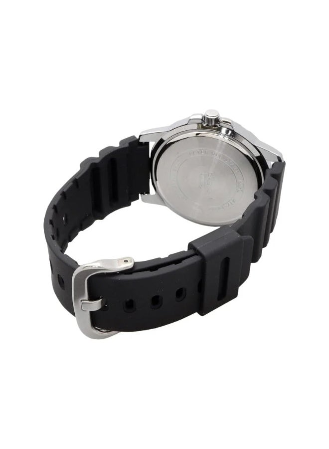 Casio MTP-VD01-1EVUDF Men’s Analog Stainless Steel Watch – Black Dial, Rotating Bezel, Date Display, Water Resistant - Image 5