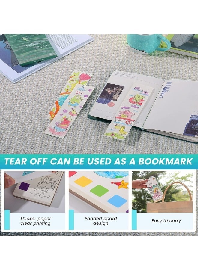 MiDeer كتاب رسم مائي جيب مع فرشاة، كتاب رسم مائي جيب، علامة مائية للطلاء - Image 2