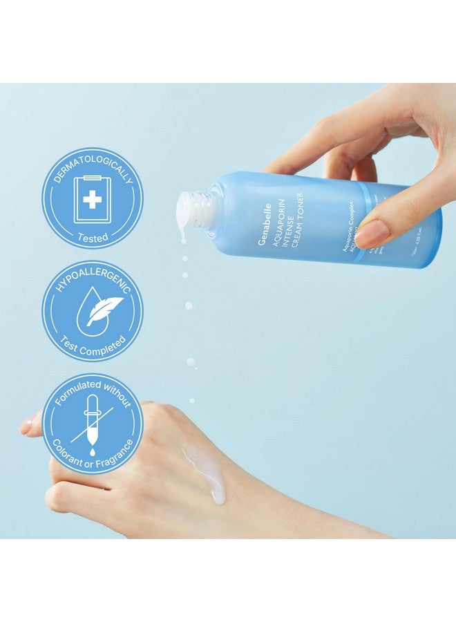 Genabelle Aquaporin Intense Cream Toner | Milky Glow Essence With Ceramide, Panthenol, Aquaxyl For Soothing Moisture, Non-Sticky Formula - Dermatologist Tested - 4.05 Fl.Oz - Image 2
