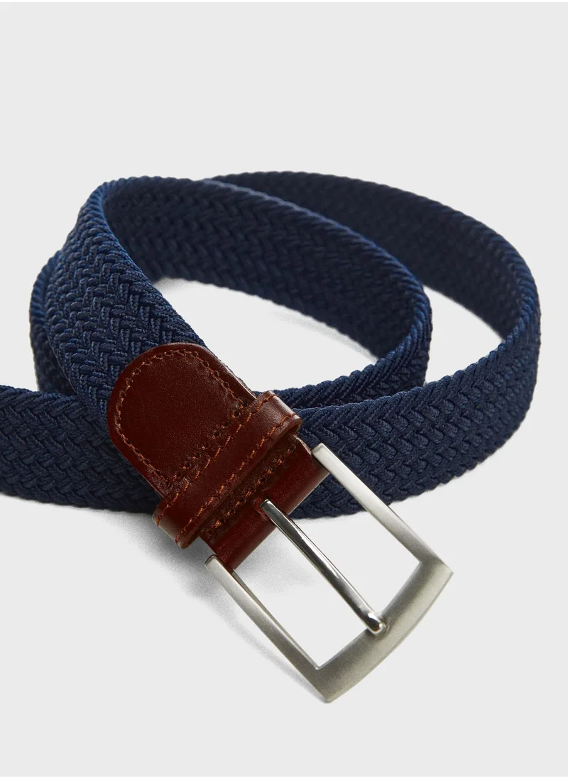 مانجو مان Elastic Non Allocated Hole Belt