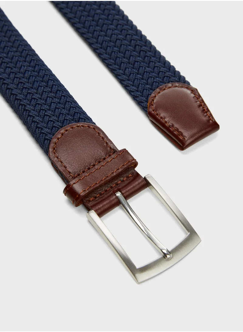 مانجو مان Elastic Non Allocated Hole Belt