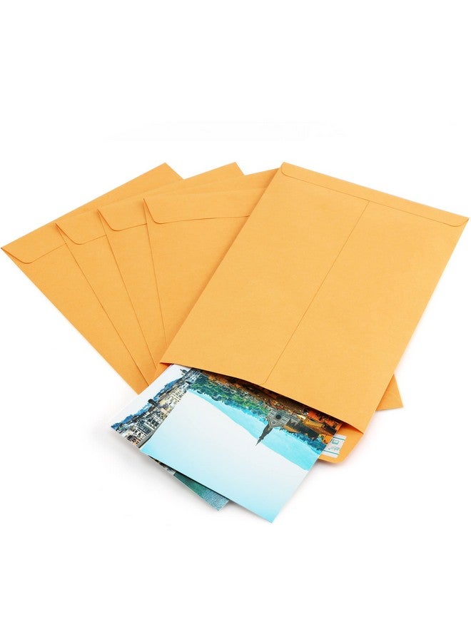 Poever 6X9 Catalog Envelopes 300 Pack Small Envelopes Brown Kraft Self Seal Security Mailing Envelopes For Documents Cards Photos Office Business - Image 4