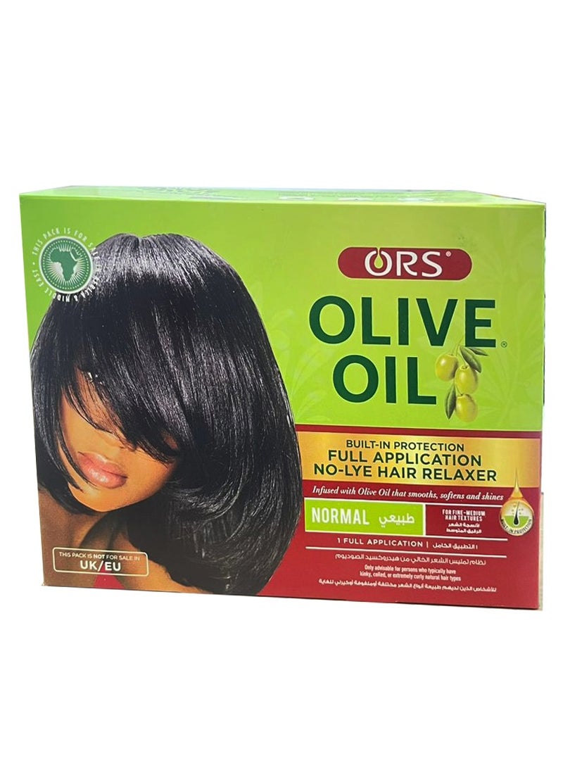 ORS Olive Oil Built-In Protection Normal No-Lye Hair Relaxer, 1 complete application‏ - Image 1