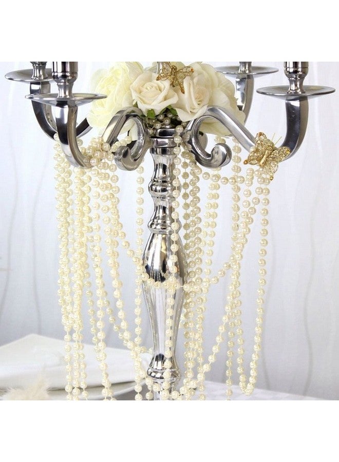 Ltvystore 82Feet/25Meter Length Roll Beige Pearl String Party Garland Wedding Centerpieces Bridal Bouquet Crafts Christmas Tree Decoration - Image 4
