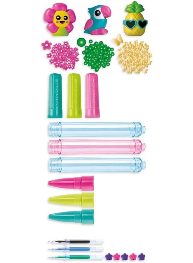 Clementoni Idea Tropical Pens | Do it Yourself | DIY Craft Kit | Educational & Learning | Creative Gift for Kids and Adults - Image 3