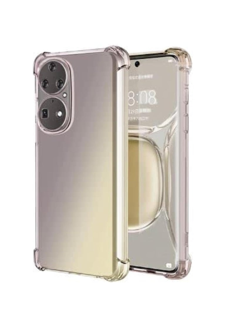جراب متوافق مع Huawei P50 Pro ، غطاء سيليكون شفاف TPU Gorilla مضاد للصدمات كاميرا زوايا مقاومة للصدمات لهاتف Huawei P50 Pro - شفاف - Image 4