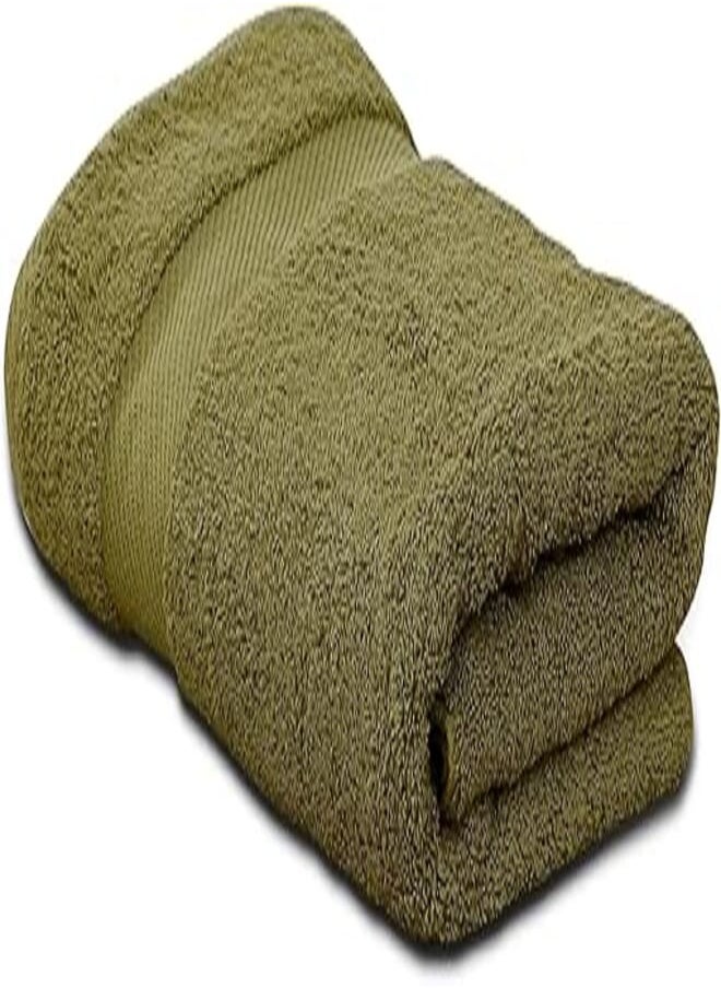 Eagles Picks Eagles Picks Cotton Solid Pattern,Green - Bath Towels 