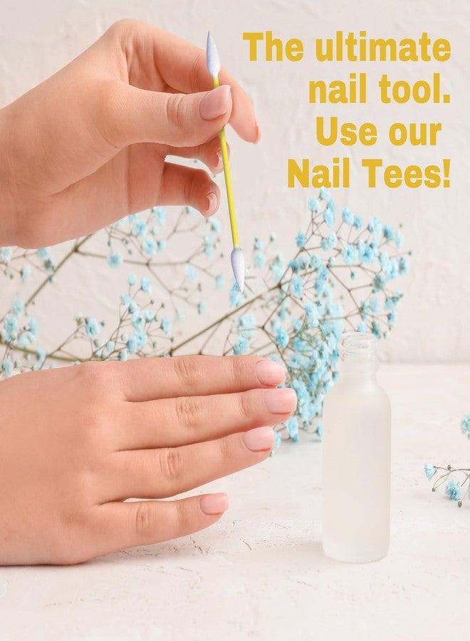 Fran Wilson NAIL TEES COTTON TIPS 120 Count (3 PACK) - The Ultimate Nail Tool, Multi-Purpose Double-sided Swabs with Pointed Ends for Precise Touch-ups and the Perfect At-Home Manicure & Pedicure - Image 4
