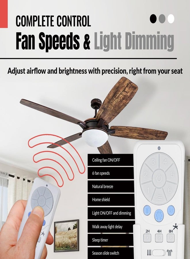 ANDERIC RRTX012 for Harbor Breeze A25-TX012 A25-TX025 Ceiling Fan Remote Control - Image 3