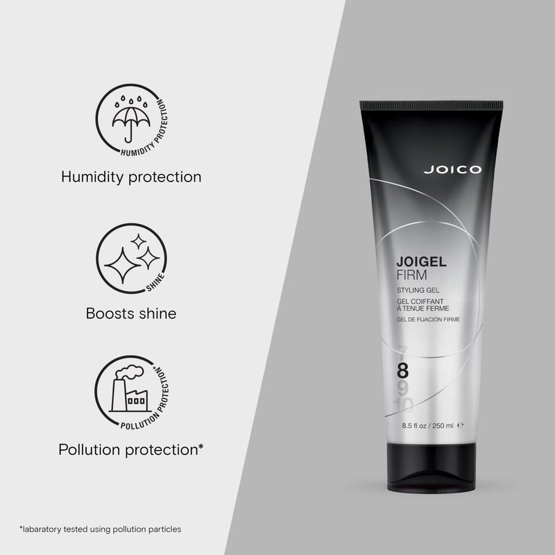 Joico JoiGel Firm Styling Gel | For Most Hair Types | Add Body and Volume | Lock In Moisture & Boost Shine | Thermal Heat & Humidity Protection | Protect Against Pollution | 8.5 Fl Oz - Image 2