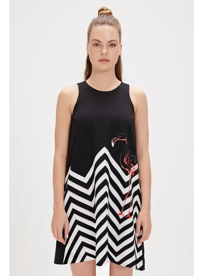 Bad Bear Misty Black Women's Printed Dress.