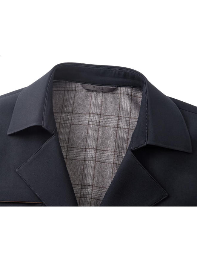 Firs Men'S Silk Blazer Casual Business Jacket Stretch Wrinkle Resistant Smooth Breathable Anti-Pilling - Image 3