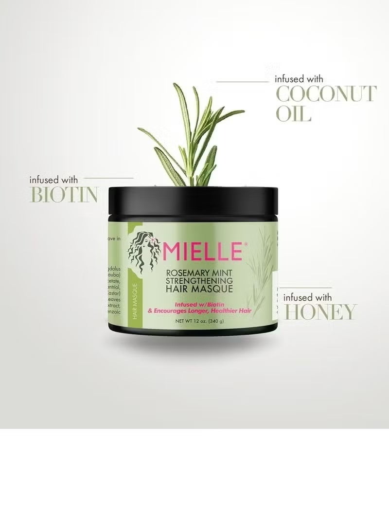 meille Rosemary and Mint Strengthening Hair Mask 340 gm - Image 3