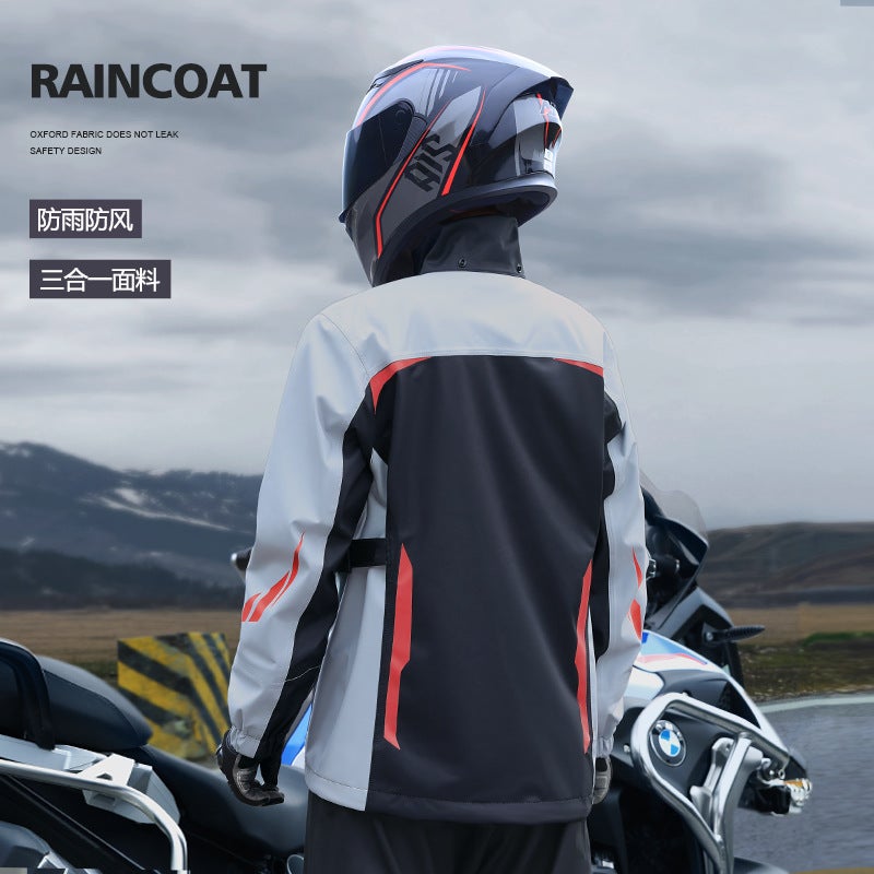 Waterproof Motorcycle Rain Suit Set - Image 2