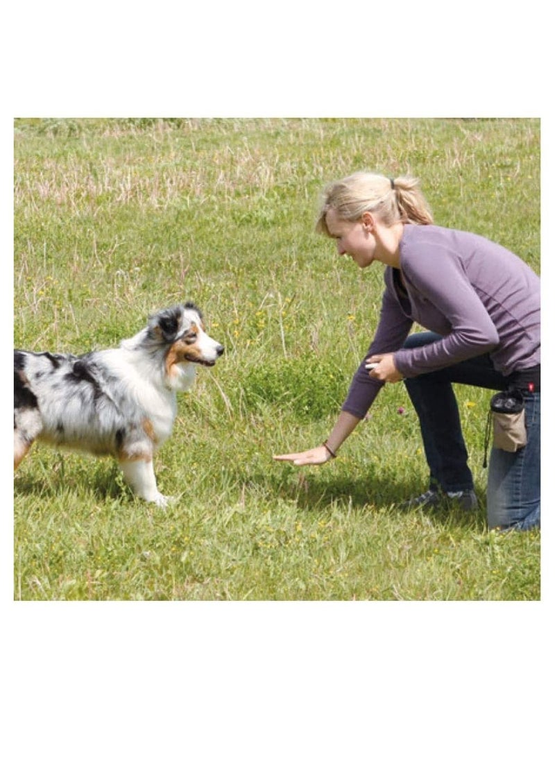 SYOSI 2 Pack Pet Trainer Dog Training Clicker with Wrist Strap Big Button Effective Behavioral Training Tool for Cats Birds Puppy Recall Blue and Black - Image 4