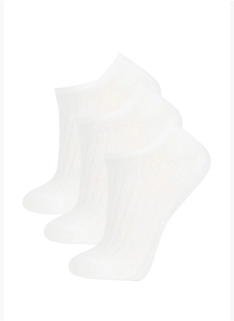 ديفاكتو 3 Pack Woman Low Cut Socks