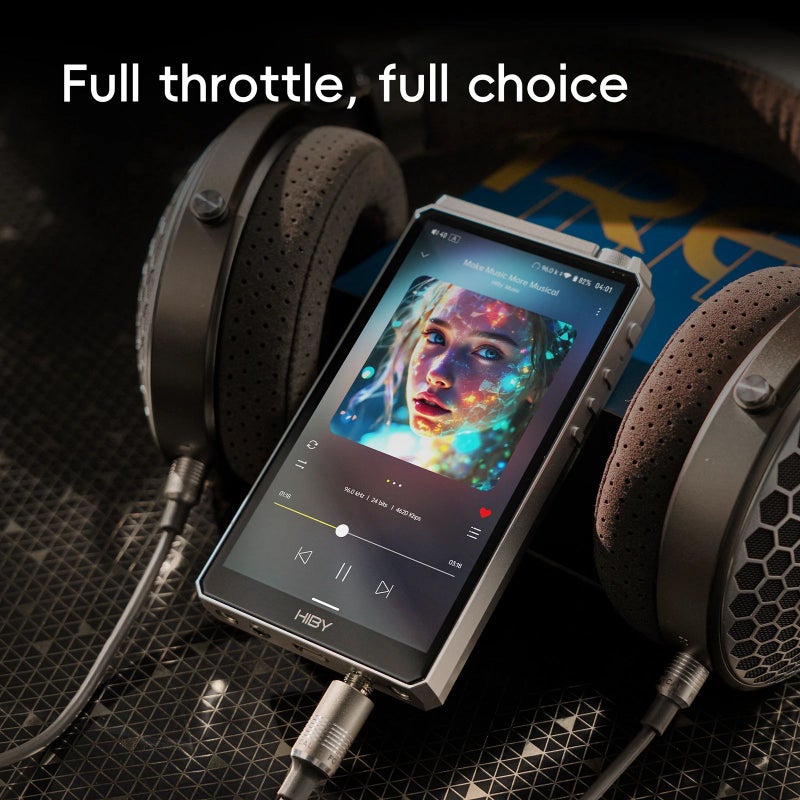 HiBy R6iii 2025 Gen 3 Android 12 Hi-Fi Music Player, USB DAC WiFi Bluetooth 5.0, Cs43198 x4, MQA16x Dsd512 Pcm768 4500mAh, Black - Image 3