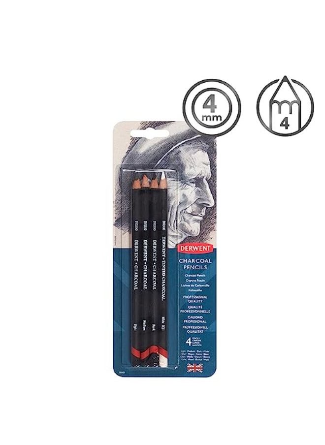 Derwent - Derwent PENCIL CARDED SET CHARCOAL - Image 1