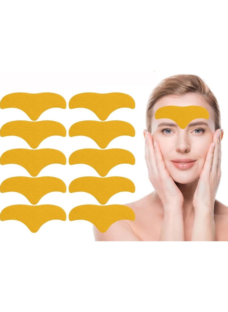 10 قطع من رقع التجاعيد الأمامية لتنعيم وتنعيم تجاعيد الجبهة ورفع وشد الوجه، حساس، جاف، كل الأنواع، يونغ - Image 1