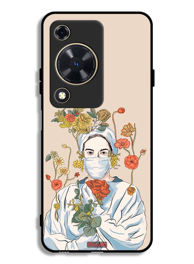 Tolwak Huawei Nova Y63 Protective Case Cover Nurse Art