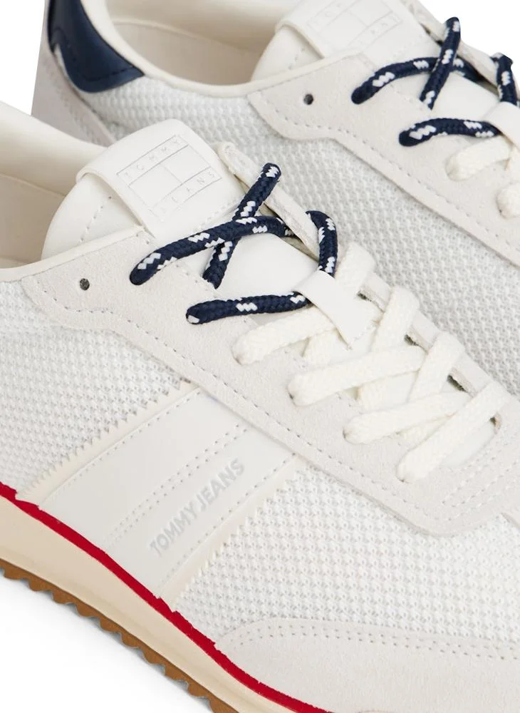 TOMMY JEANS Lace-Up Mixed Texture Cleat Trainers
