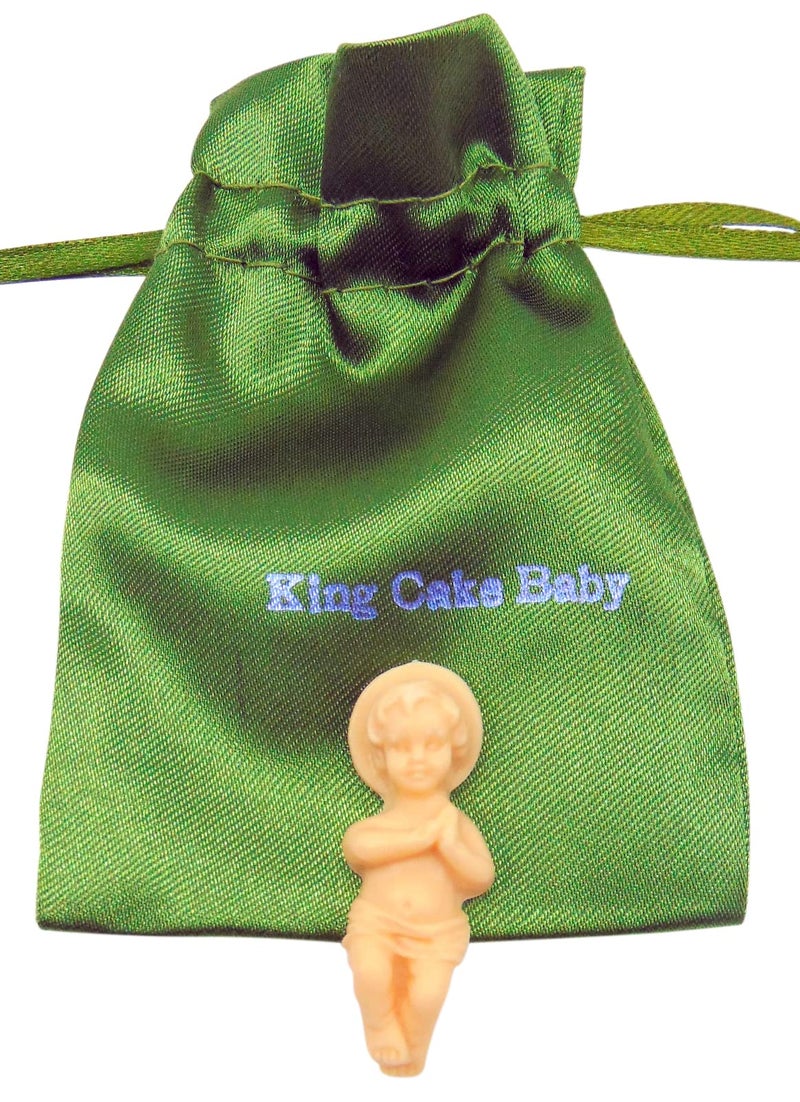 Westmon Works Westmon Works King Cake Baby Jesus Figurine Mardi Gras Mini Figure with Gift Bag - Image 5