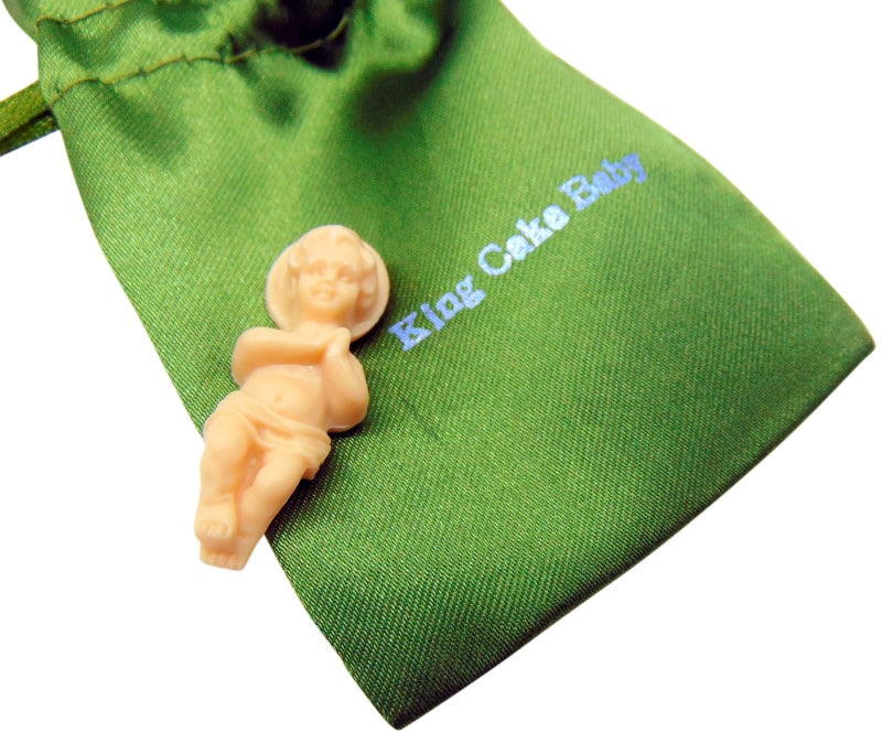Westmon Works Westmon Works King Cake Baby Jesus Figurine Mardi Gras Mini Figure with Gift Bag - Image 3