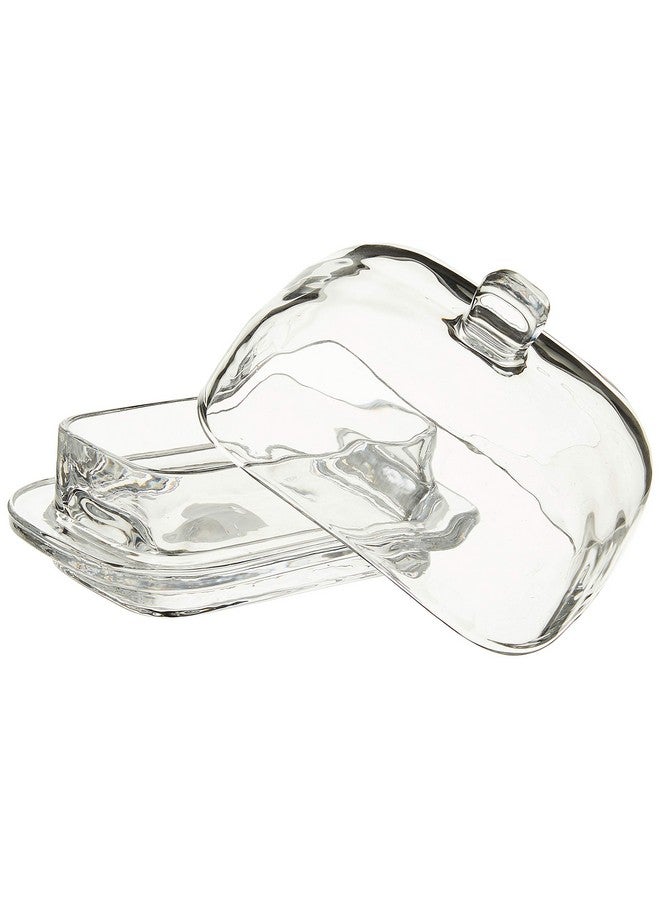 Abbott Collection 27-Continental Butter Dish, Large Round Rectangle, Clear - Image 2