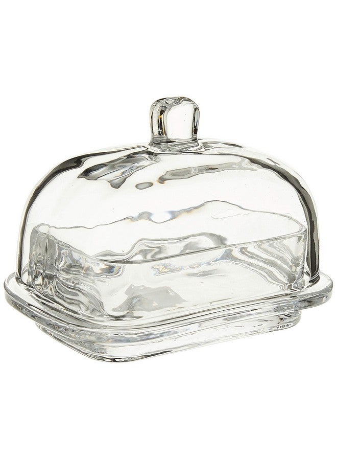 Abbott Collection 27-Continental Butter Dish, Large Round Rectangle, Clear - Image 1