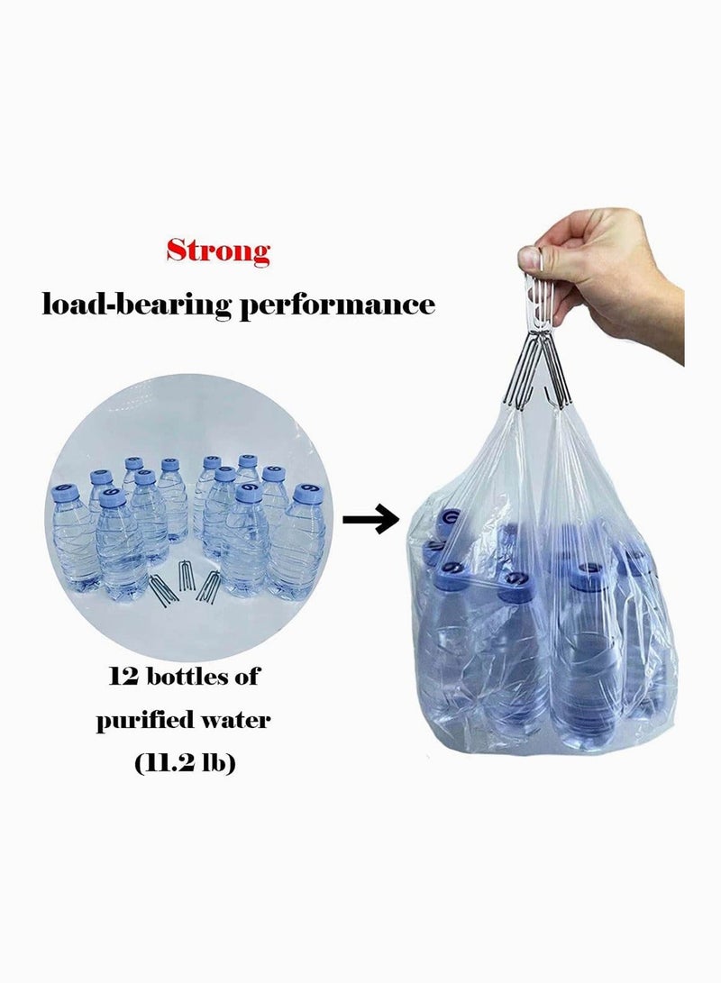 30 Piece Curtain Pleat Hooks Stainless Steel Drapery Pin for Pleated Drapes4 Prongs Pinch Pleat Hook Clips Traverse Pleater 4 End Curtain Hangers for Window Door Bathroom Curtain - Image 3