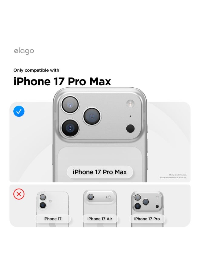 Elago Magnetic Leather case for iPhone 17 Pro MAX (2025) [Camera Control Button Cover] Vegan Leather, Shockproof, Water-Resistant [Magsafe Compatible] - Black - Image 2