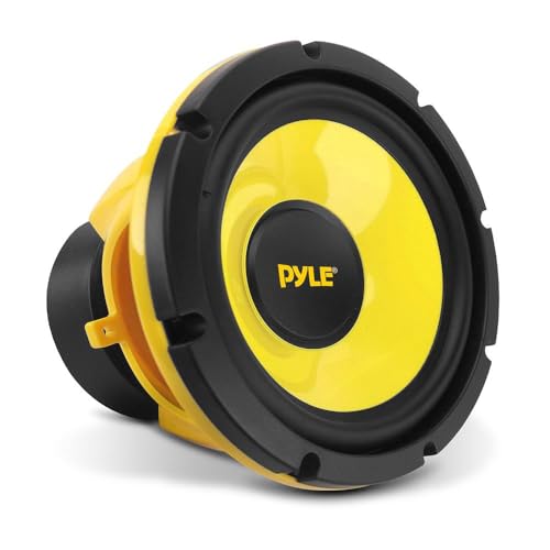 Pyle Car Midbass Speaker System - Pro 8 Inch 400 Watt 4 Ohm Auto Mid-Bass Component Poly Woofer Audio Sound Speakers For Car Stereo w/ 40 Oz Magnet, 50Hz-5KHz Frequency, 3.58” Mount Depth - PLG81 - Image 1