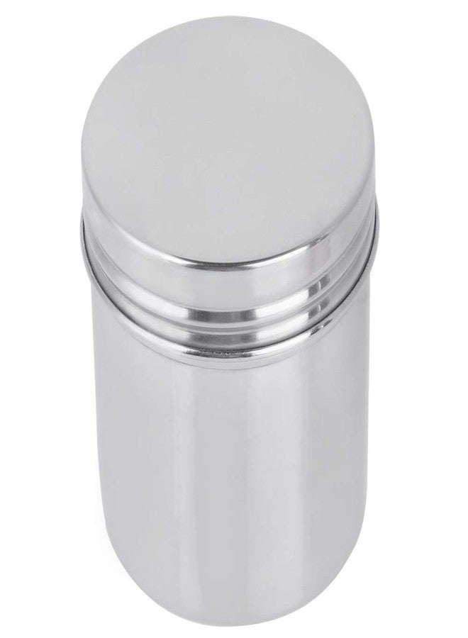 Milltrip Stainless Steel Sealed Storage Jar, Stainless Steel Sealed Food Storage Jar Portable Tea Coffee Beans Container Easy for Travel Outdoor and Camping(S) - Image 1