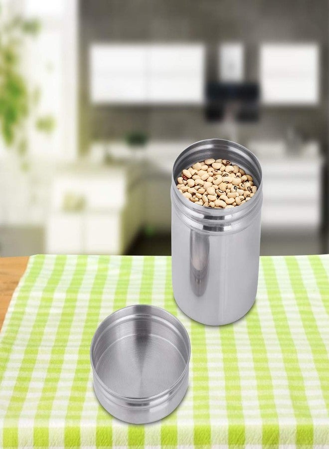 Milltrip Stainless Steel Sealed Storage Jar, Stainless Steel Sealed Food Storage Jar Portable Tea Coffee Beans Container Easy for Travel Outdoor and Camping(S) - Image 5