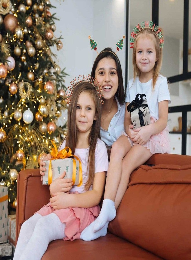 PHALIN Christmas Headbands Holiday Headbands for Women Rhinestone Xmas Tree Christmas Festive Party Hair Accessory Gifts - Image 4