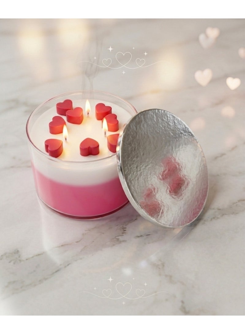 شمعة معطرة طبيعية دارك كيس 270 جم - شمع العسل وشمع النخيل  احتراق طويل رائحة فاخرة ثابتة آمنة صحيًا  شموع ديكور للمنزل  هدية راقية - Image 1