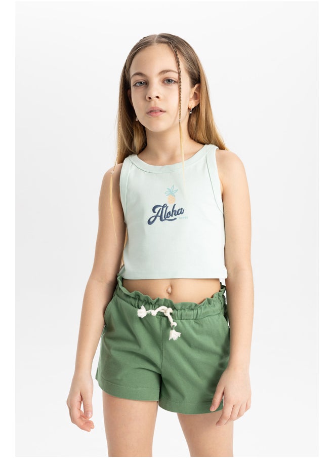 DeFacto - Girl Slim Fit Sleeveless Knitted Top - Image 1
