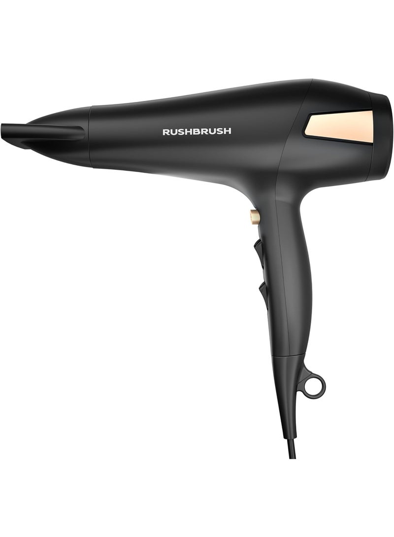 Rush Brush D2 Pro Hair Dryer, 2500 Watt - Black - Image 3