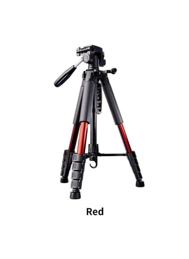 FX Studio Compact Travel Tripod:188cm Height, 5kg Load, Ultra-Foldable - Red - Image 1