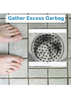 SAKRIMAL SAKRIMAL Disposable Hair Catcher Shower Drain Mesh StickersDisposable Shower Drain StickerDrain Hair Catcher Easy to StickSuitable for Bathroom BathtubKitchen  - Image 3