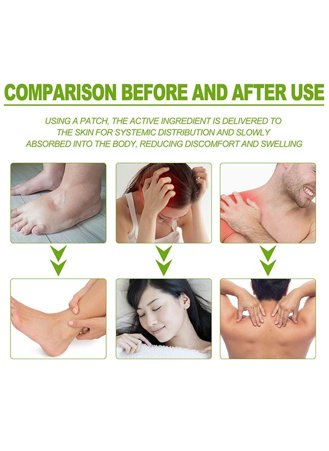 Abdominal Patch, 30Pcs Body Care Patches, Relieves Joints, Lumbar Spine, Cervical Spine, Knees, Legs, Muscle and Bone Pain