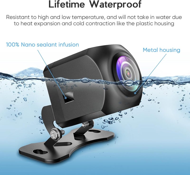 Pixelman HD Backup Camera with 170 Degree Wide View Angle and IP69 Waterproof - Image 3